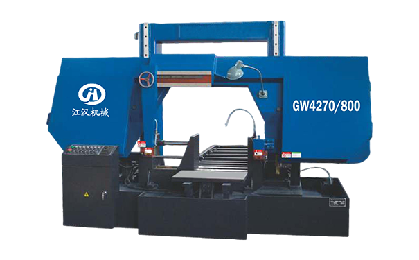 鹿寨GW4270/800双柱龙门卧式带锯床
